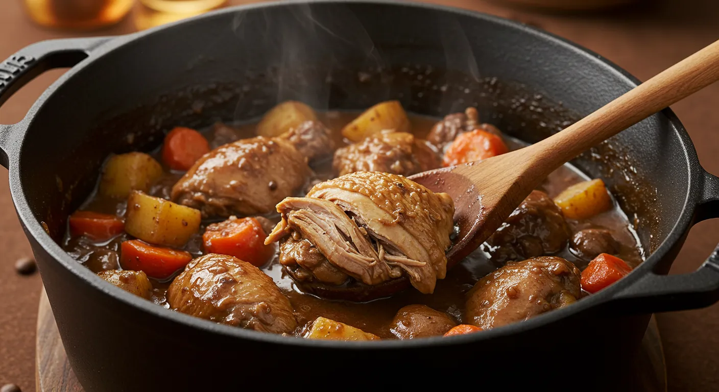 Coffee-Infused Chicken Stew - secondary view